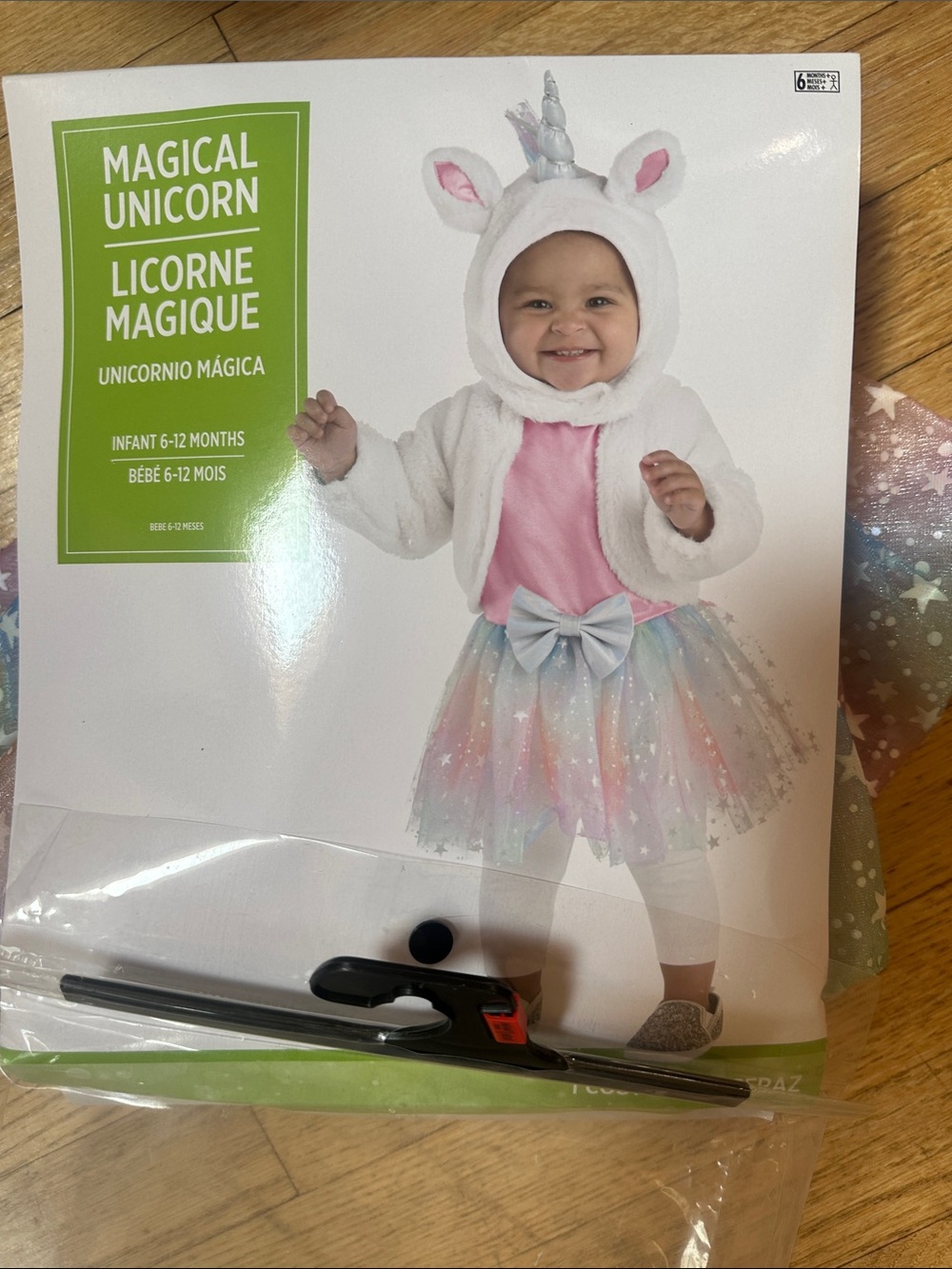 Magical Unicorn Infant Costume - White & Pink. NEW. 6/12 months
